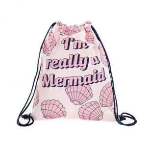 Mermaid trekkoord rugtas