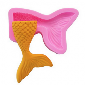 Zeemeermin staart bakvorm silicone