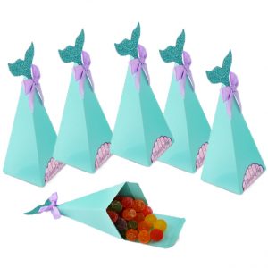 Zeemeermin snoep bakjes kinderverjaardag of babyshower